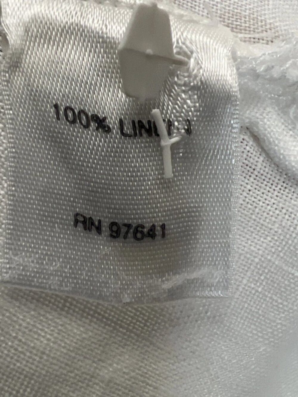 J Jill Love Linen Top Women’s M White Long Sleeve Button Up Beach Resort Cruise - Picture 7 of 9